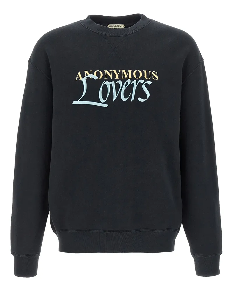J.W.Anderson Anonymous Lovers“ Sweatshirt in limitierter Auflage Black