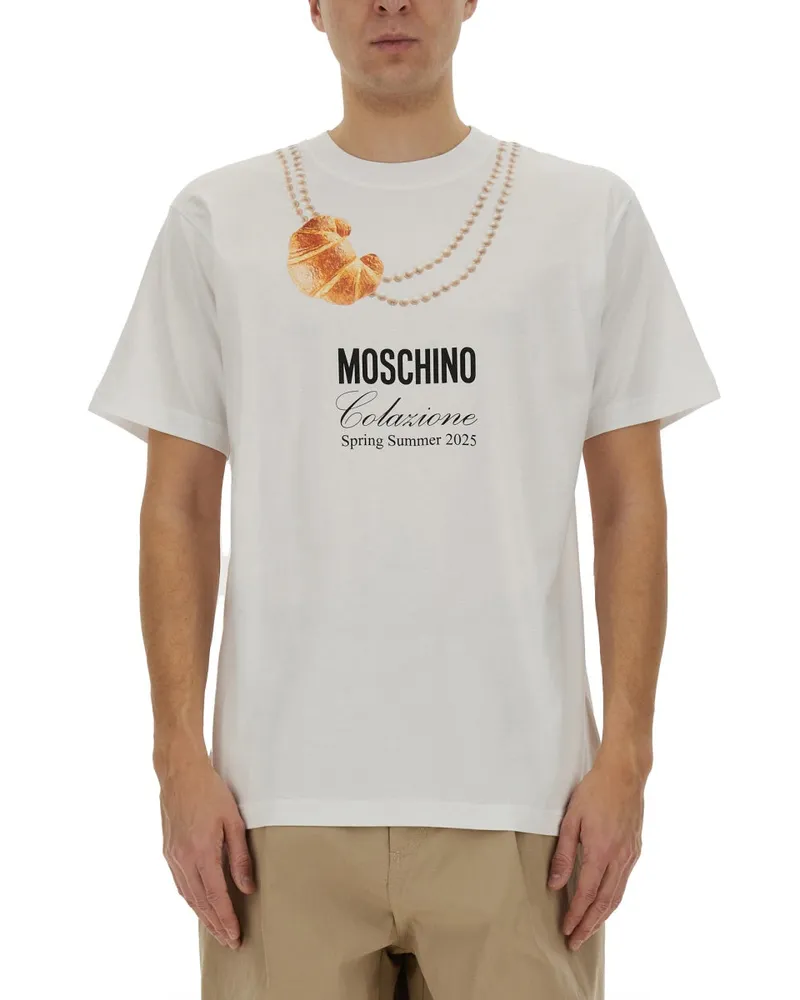 Moschino Frühstück" T -Shirt White