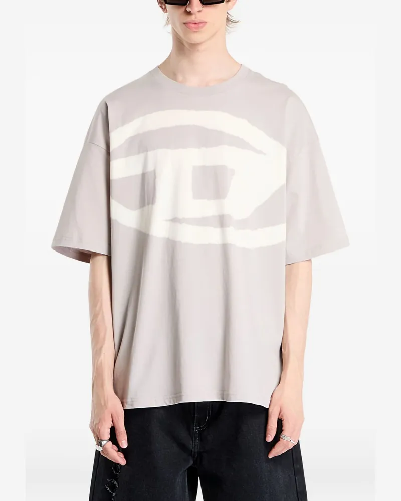 Diesel T -Shirts und Polos grau Grey