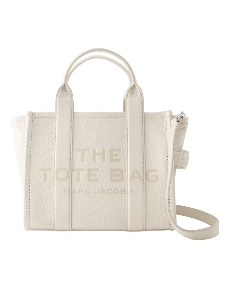 Marc Jacobs Die Mini -Tasche  Leder Silber Weiß