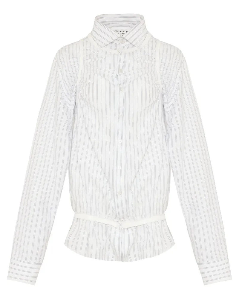 Maison Margiela gestreiftes Hemd 001f