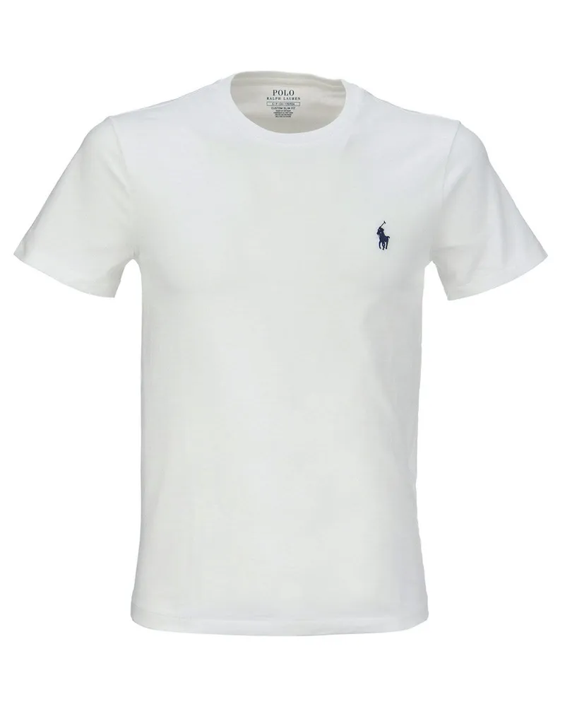 Ralph Lauren Custom Slim Fit Jersey T -Shirt Weiss