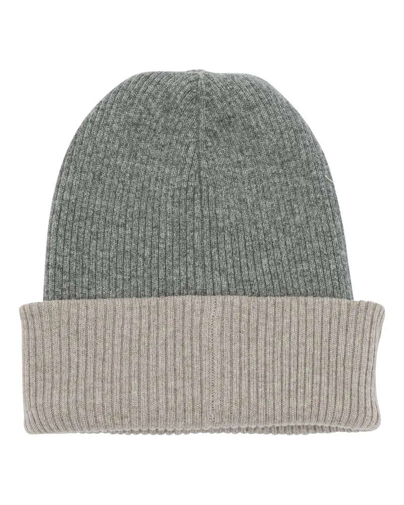 Brunello Cucinelli Wende-Kaschmirmütze Grey