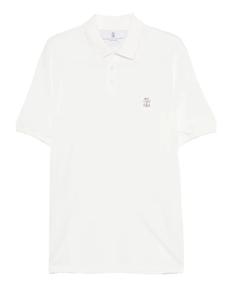 Brunello Cucinelli T -Shirts und Polos Weiß White