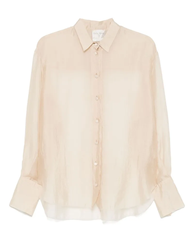 forte_forte Organze Shirt Beige