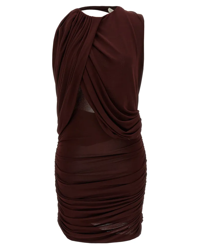 Magda Butrym 09' Kleid Bordeaux