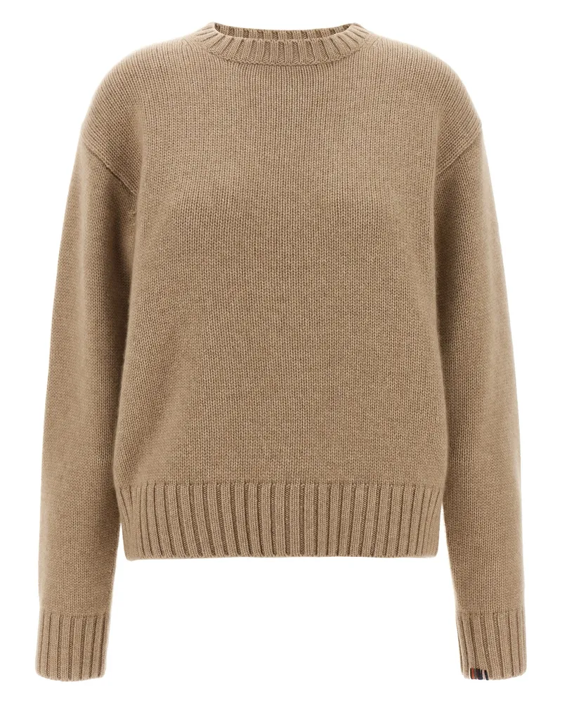 extreme cashmere Extremer Kaschmir 'N ° 373 Oldie' Pullover Beige