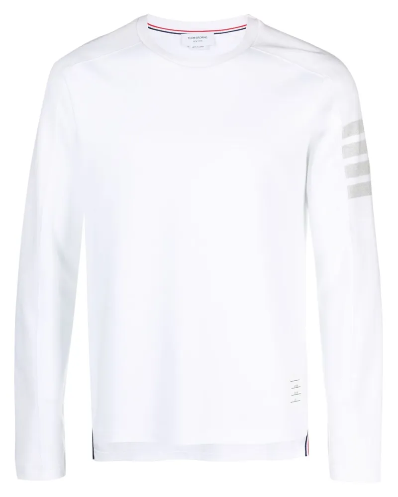 Thom Browne Baumwoll-T-Shirt White