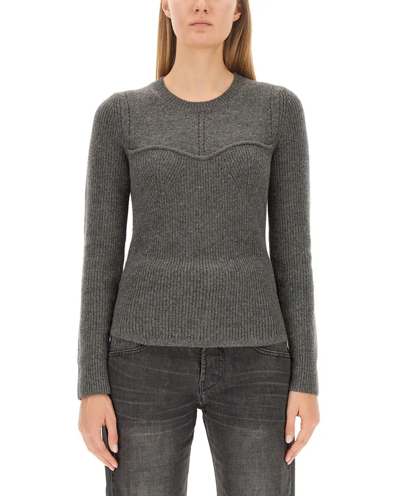 Isabel Marant Slmi Fit Hemd Grey