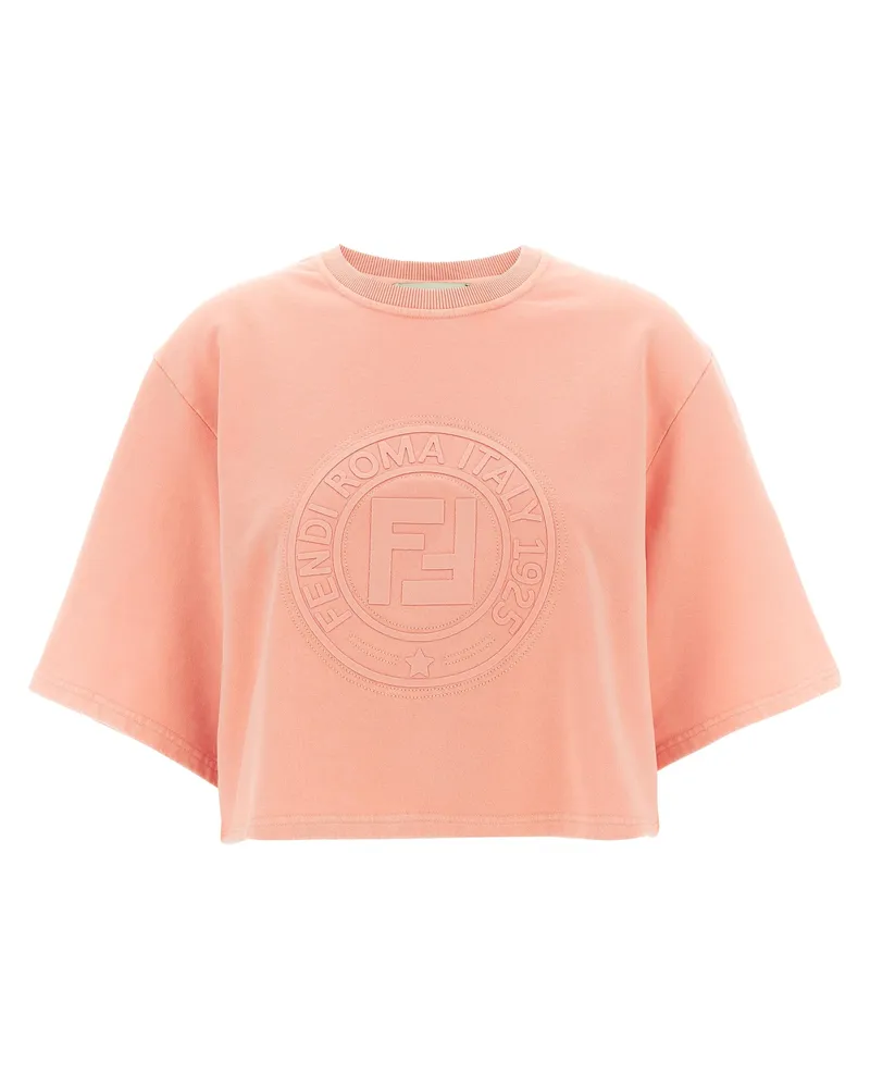 Fendi 3 D 'Fendi Roma' Sweatshirt Pink