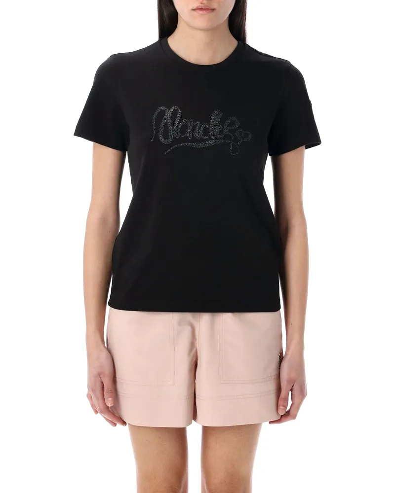Moncler T -Shirts und Polos schwarz Black