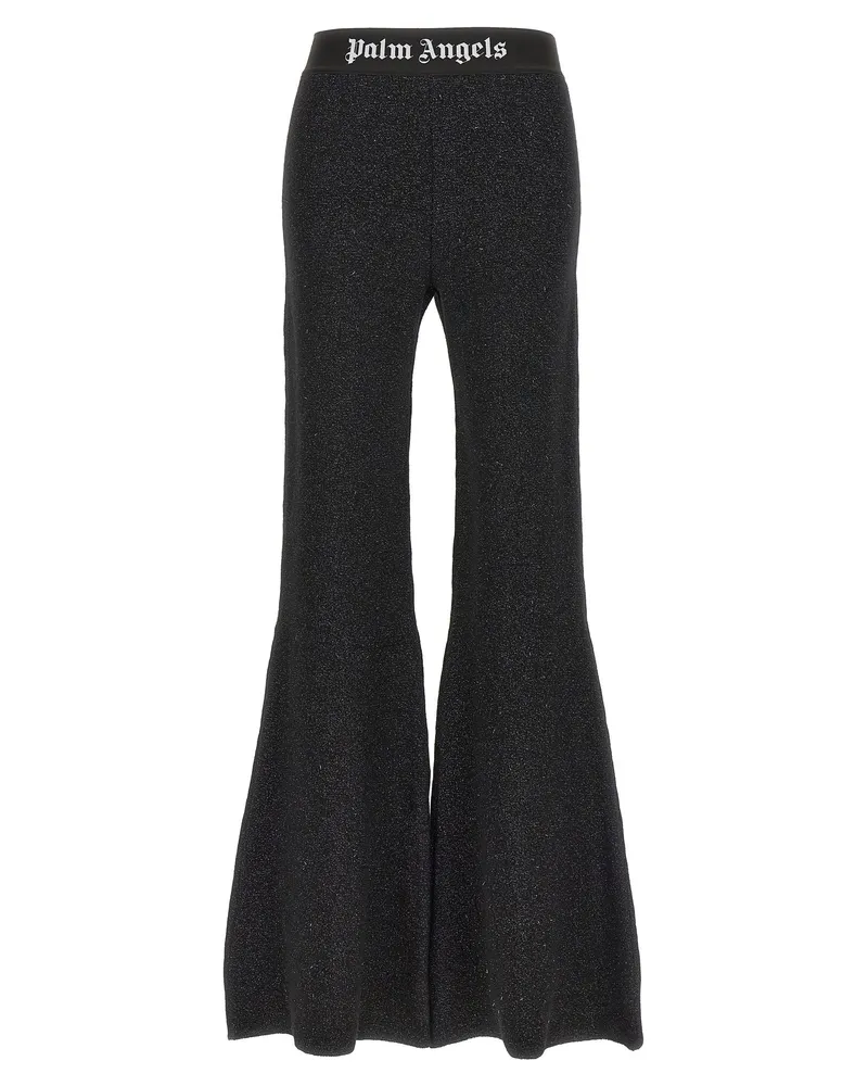 Palm Angels Logo Tape' Hosen Black