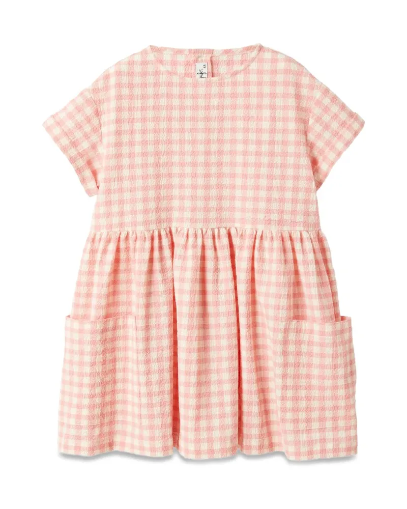 Il Gufo Kleid M/Kurz Pink