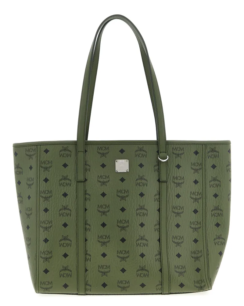 MCM Medium 'Toni' Einkaufstasche Green