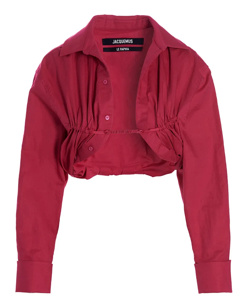 Jacquemus Ma Viscose' Shirt Fuchsia