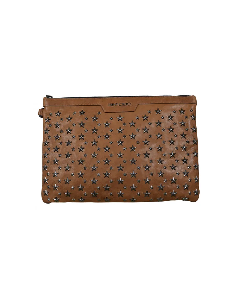 Jimmy Choo Derek Clutch -Tasche Brown