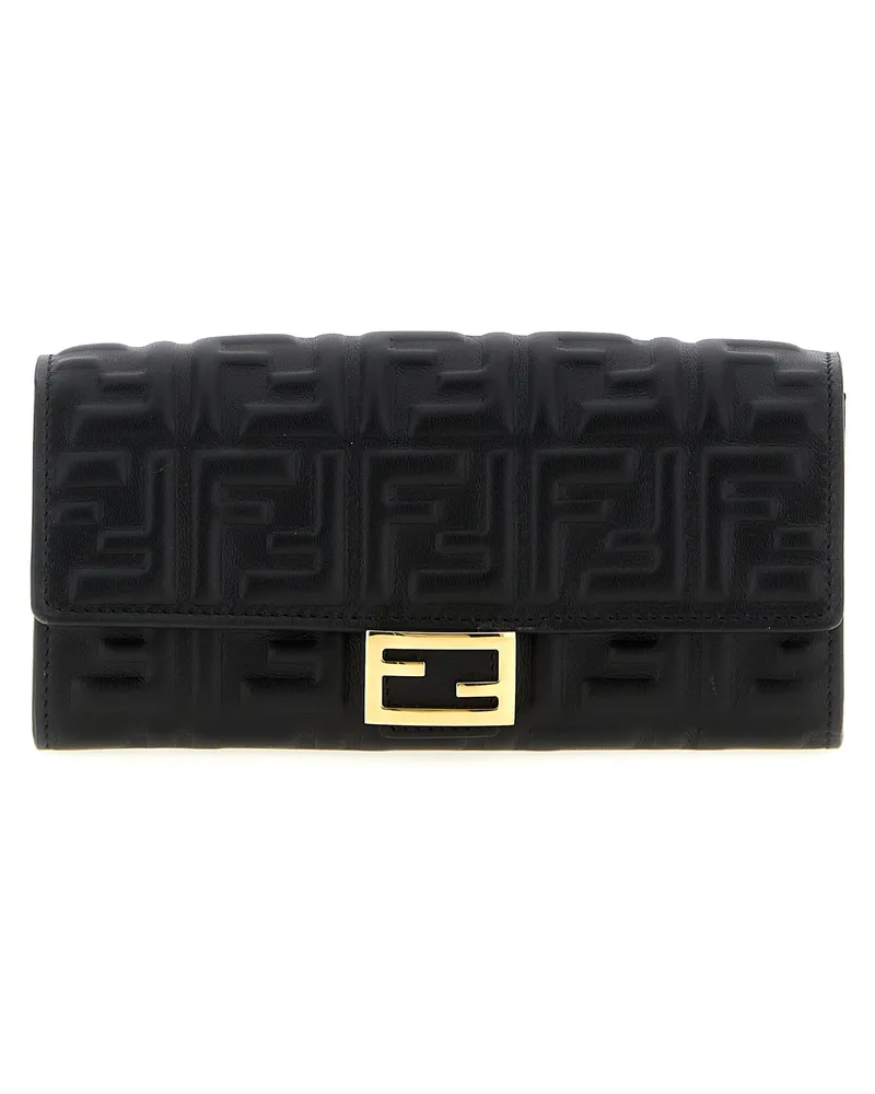 Fendi Baguette' Brieftasche Black