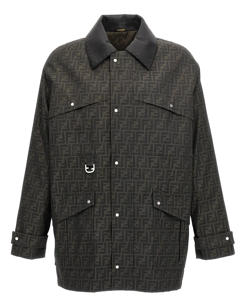 Fendi ff' Jacke Brown