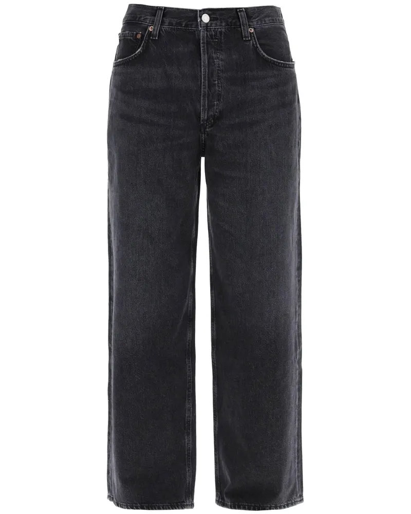 AGOLDE baggy sündige Jeans Black