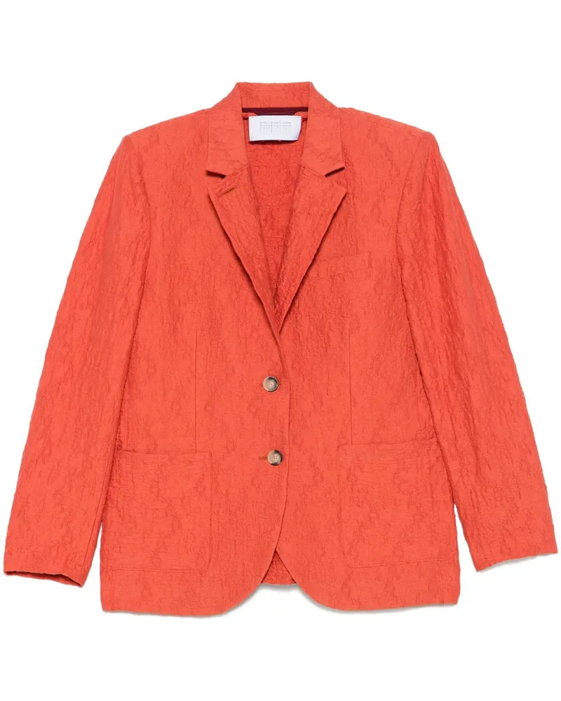 Harris Wharf London Baumwollmischung Blazerjacke Orange