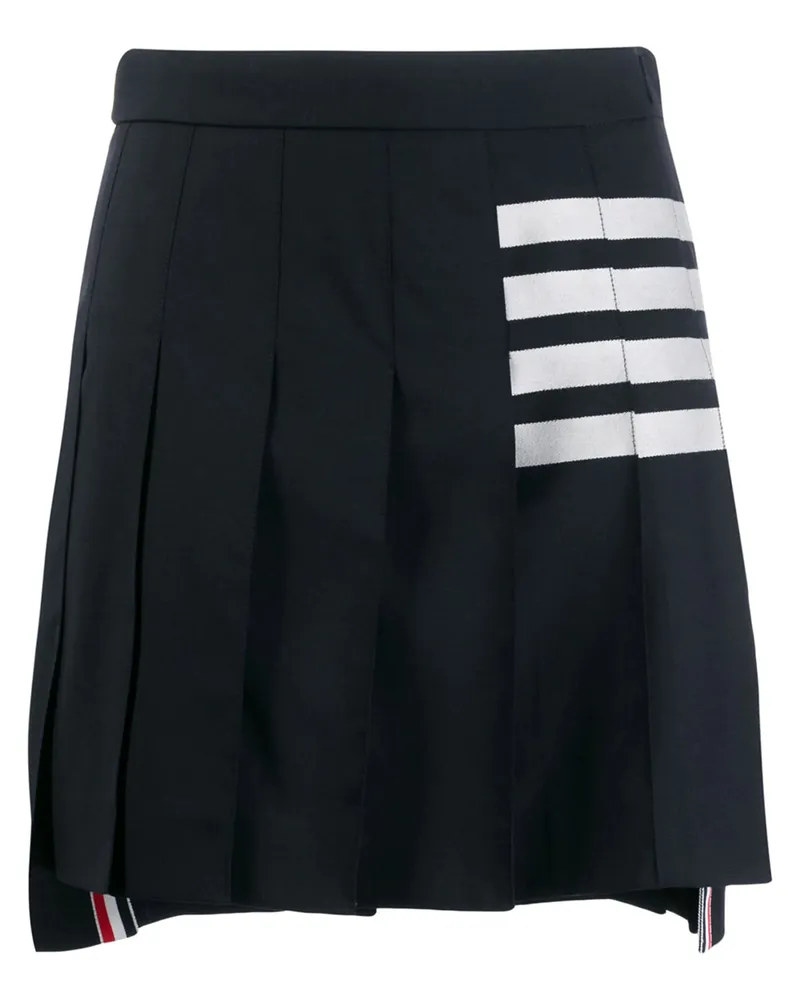 Thom Browne Falten -Minirock Navy