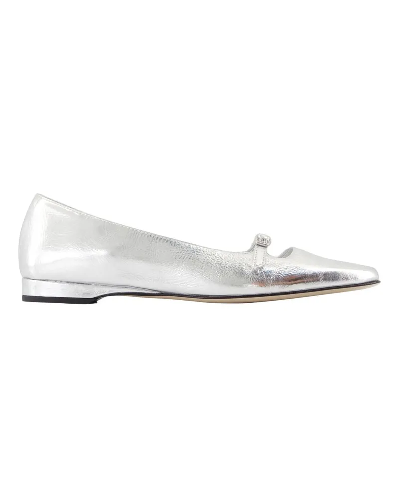 Carel Emilie Ballerinas  Leder Silber Silver