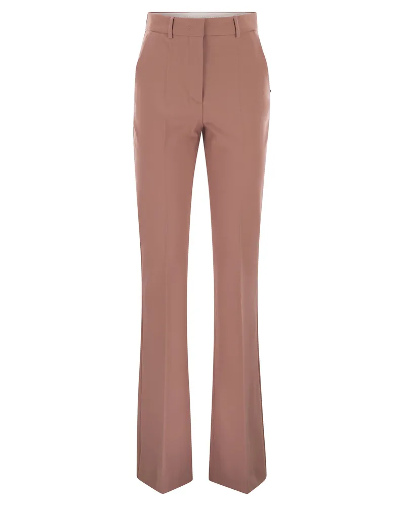 SPORTMAX Febe Taillierte Schlaghose Pink