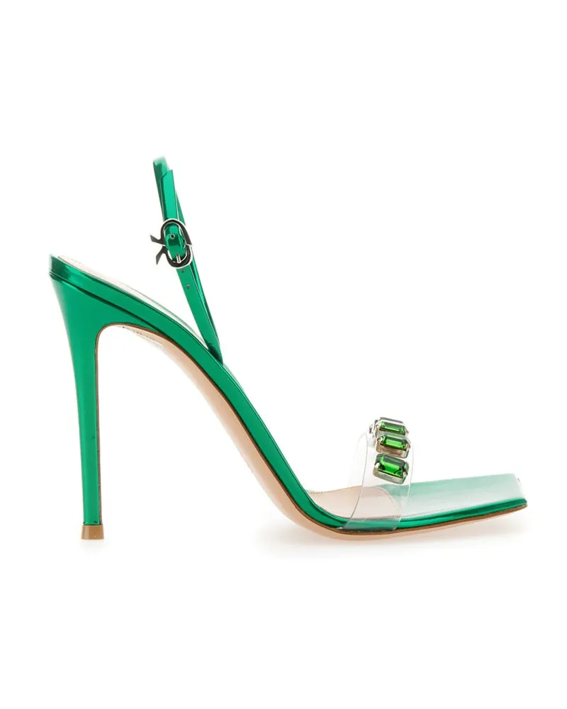 Gianvito Rossi Candy Ribbon Sandale Green