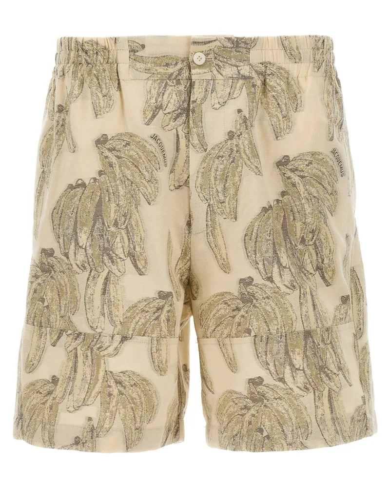 Jacquemus Le Short Aloe' Bermuda Shorts Beige