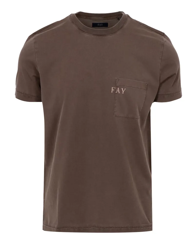 Fay T -Shirts und Polos Cioccolato
