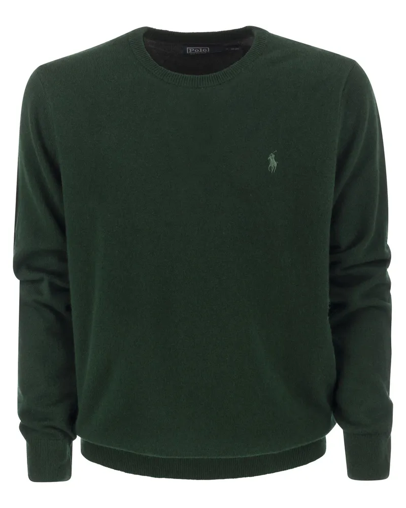 Ralph Lauren Crew Neck Wollpullover Grün