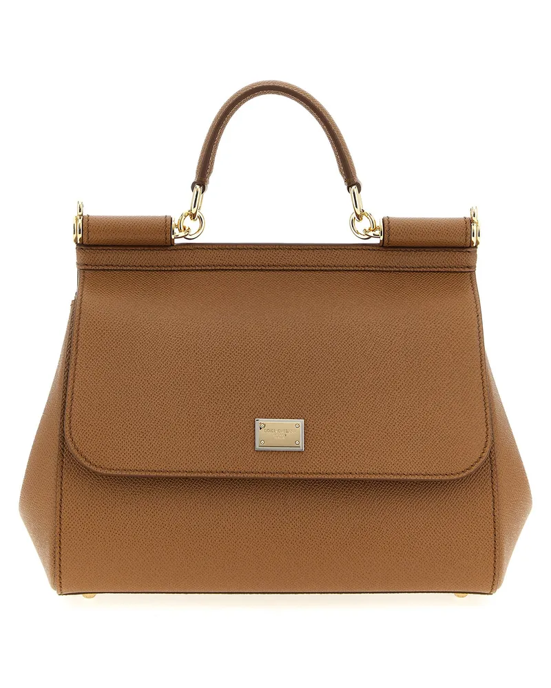 Dolce & Gabbana Sizilien' große Handtasche Brown