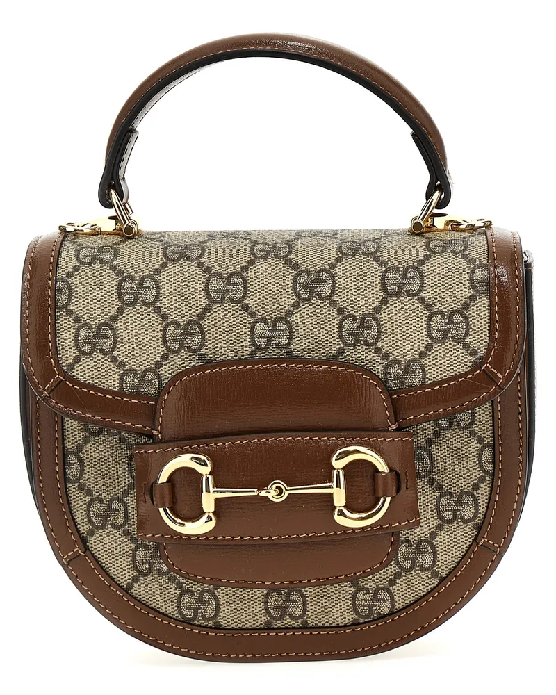 Gucci Gucci Horsebit 1955' Handtasche Brown