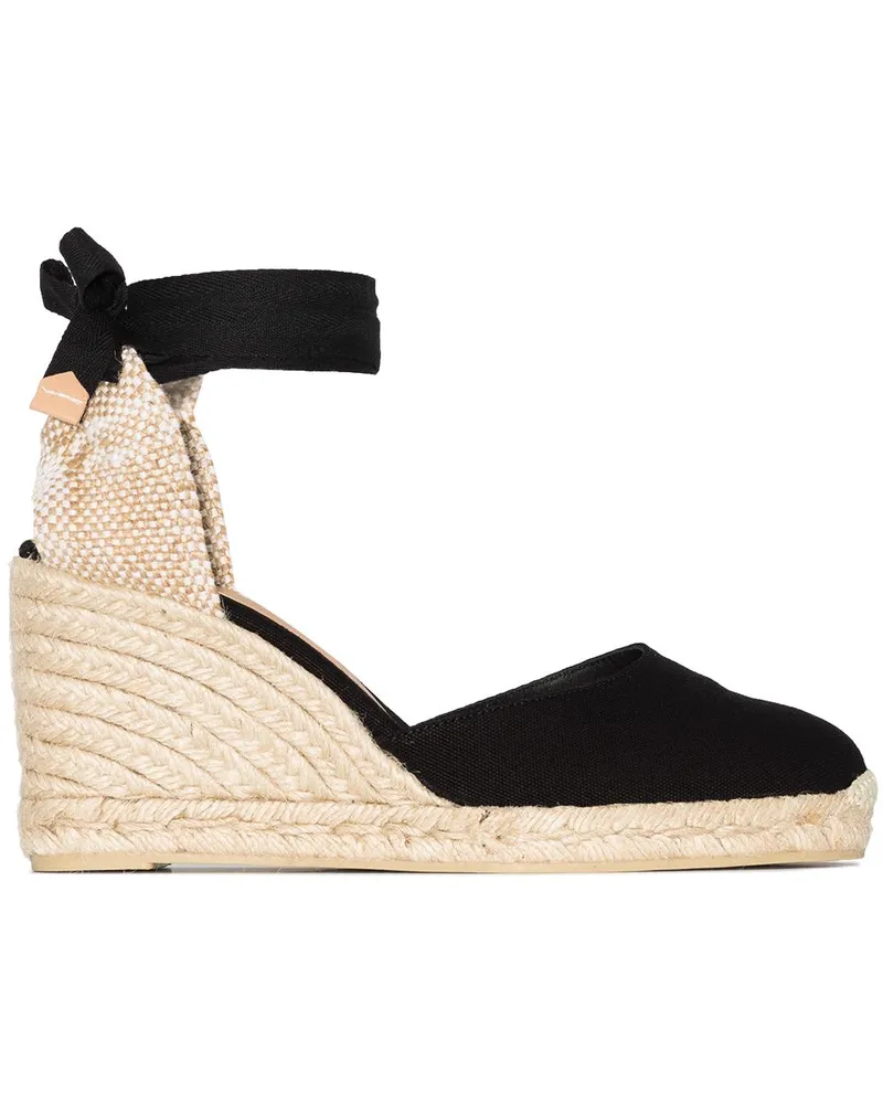 Castañer Carina Canvas Espadrilles Black