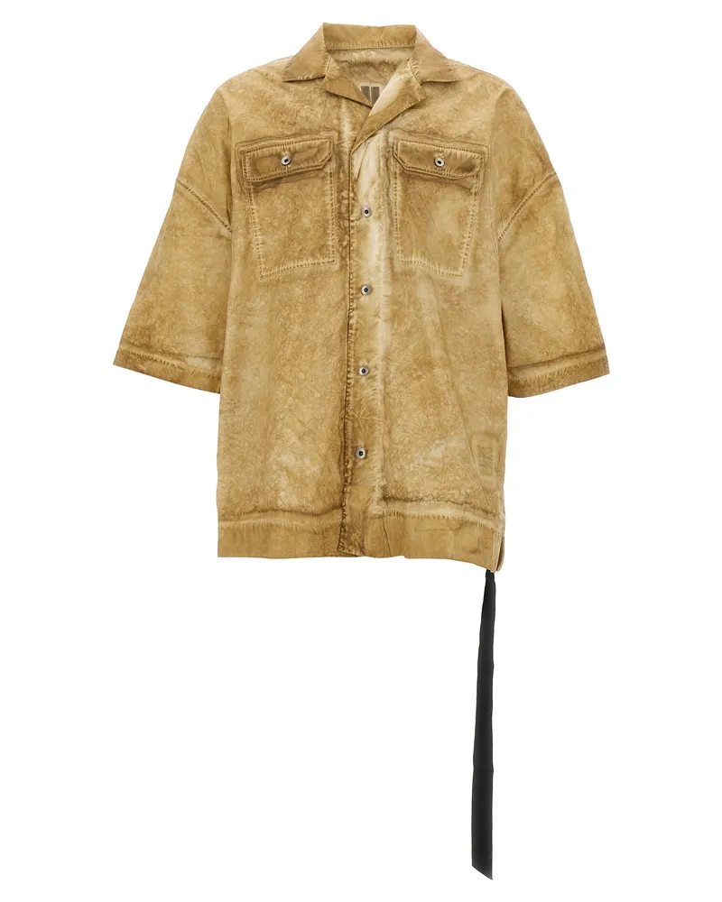 DRKSHDW by Rick Owens Magnum Tommy' Shirt Beige