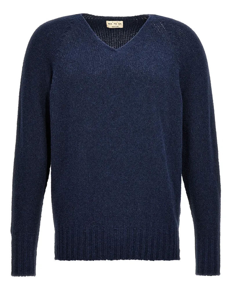 MA'RY'YA gegen Neckpullover Blue