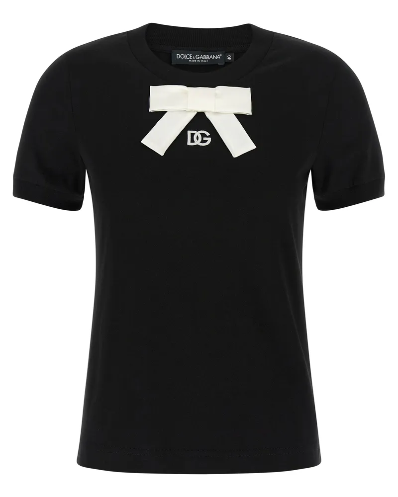 Dolce & Gabbana Bow T -Shirt Black