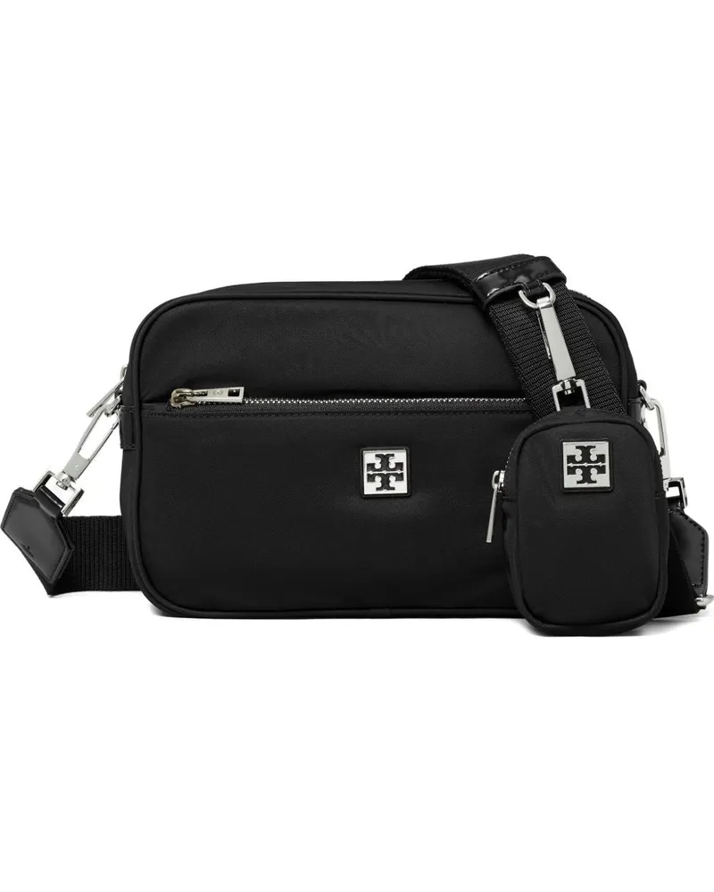 Tory Burch Virginia Nylon Umhängetasche Black