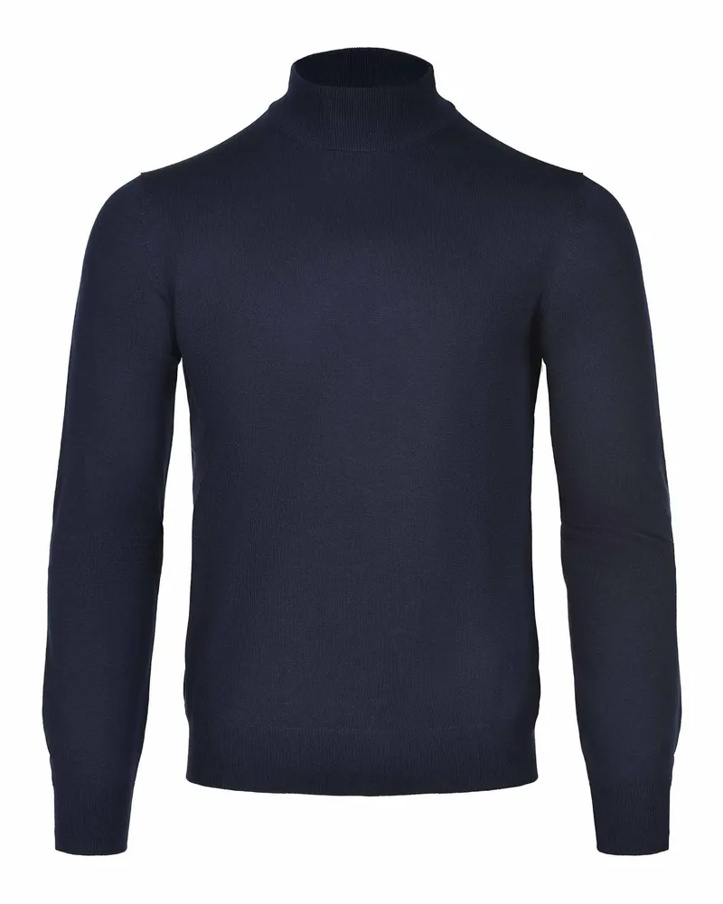 Tagliatore Pullover aus Virgin Wolle Blue