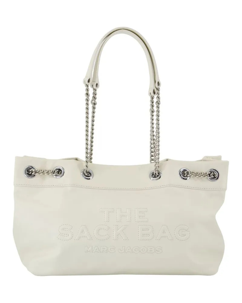 Marc Jacobs Die Kettensack -Umhängetasche  Leder weiß Weiß
