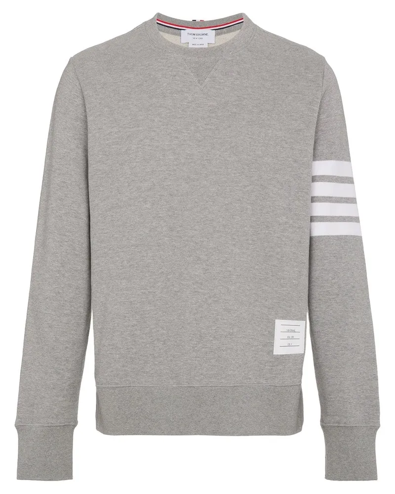 Thom Browne 4 Bar Baumwollcrewneck Sweatshirt Light
