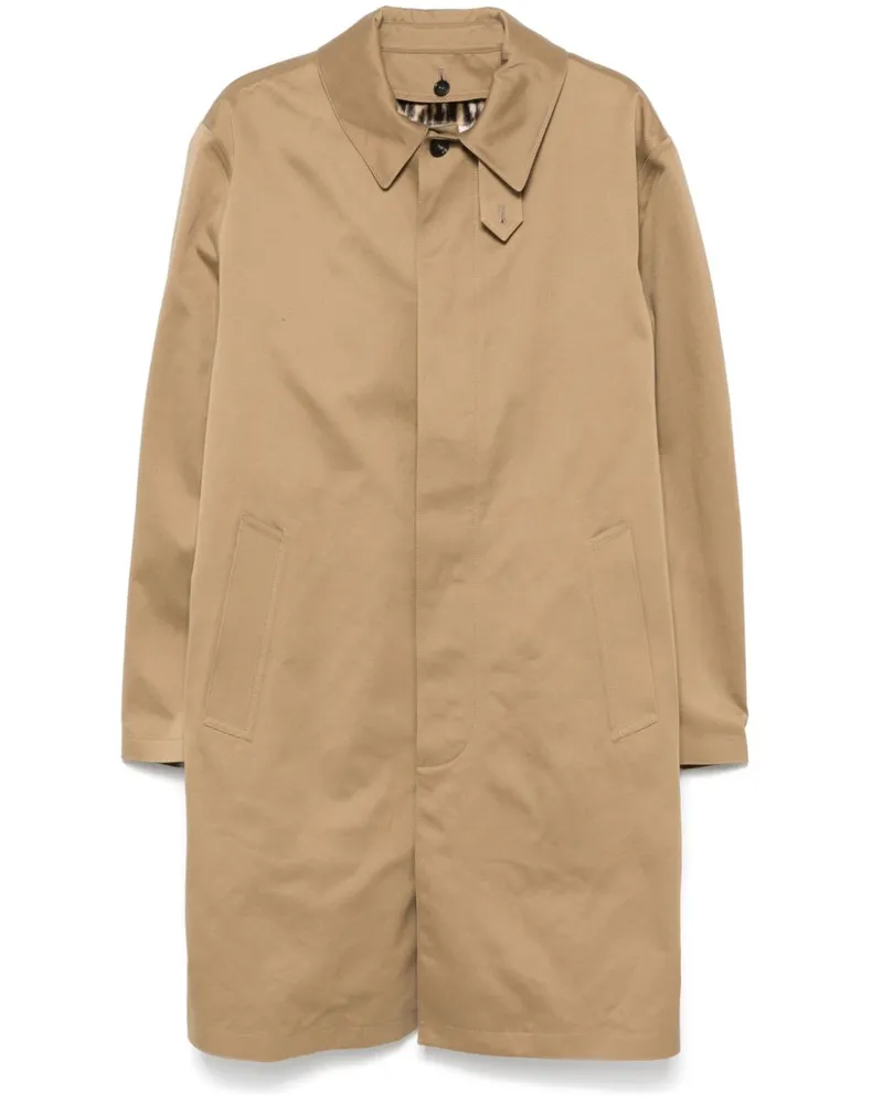Saint Laurent Baumwollmantel Beige