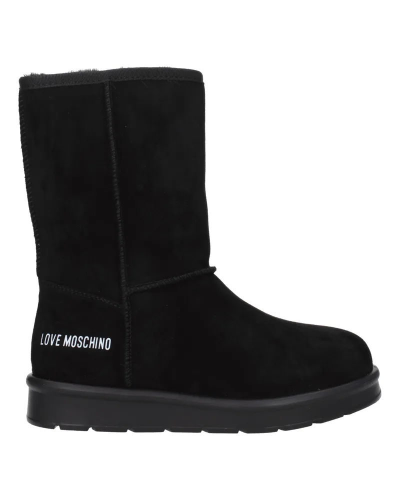 Moschino Liebe Moschino Boots Frauen Wildleder schwarz -