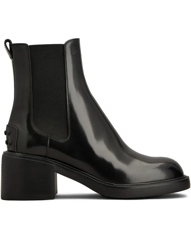 TOD'S Tod 's Leder -Knöchelstiefel Black