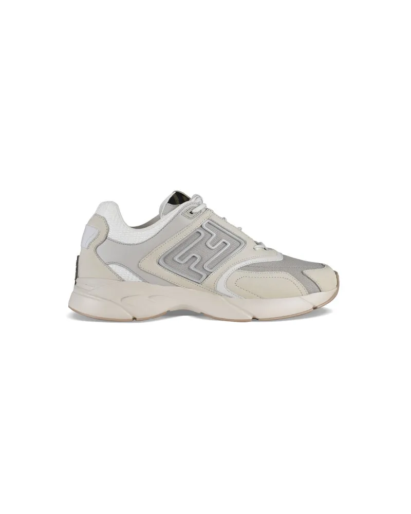 Fendi schnellere Trainer -Turnschuhe White