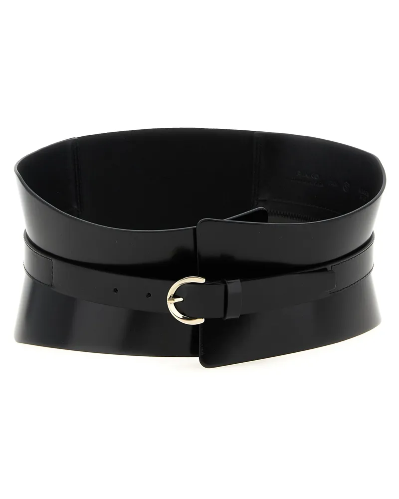 Pinko elastischer Gürtel Black