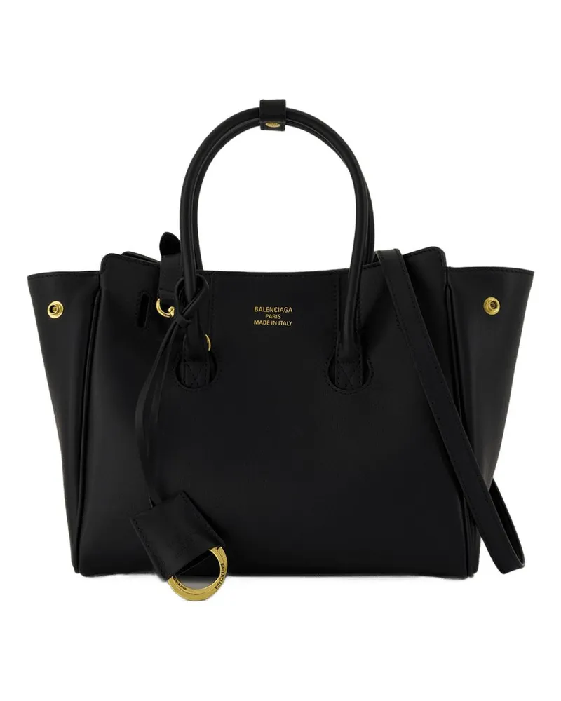 Balenciaga Hampton -Geldbörse  Leder schwarz Schwarz