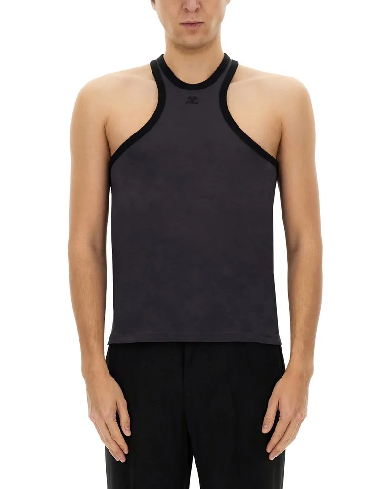 Courrèges Courreves Top "Scuba Black