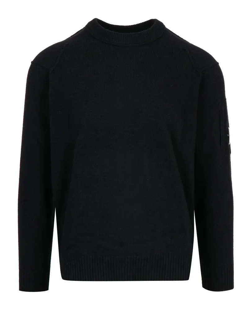 C.P. Company C.P. Firmenpullover Schwarz Black