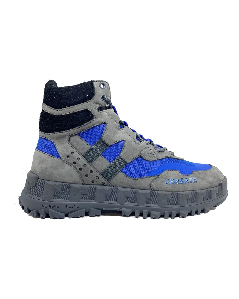 Versace Versace Suede Wanderschuhe Grau